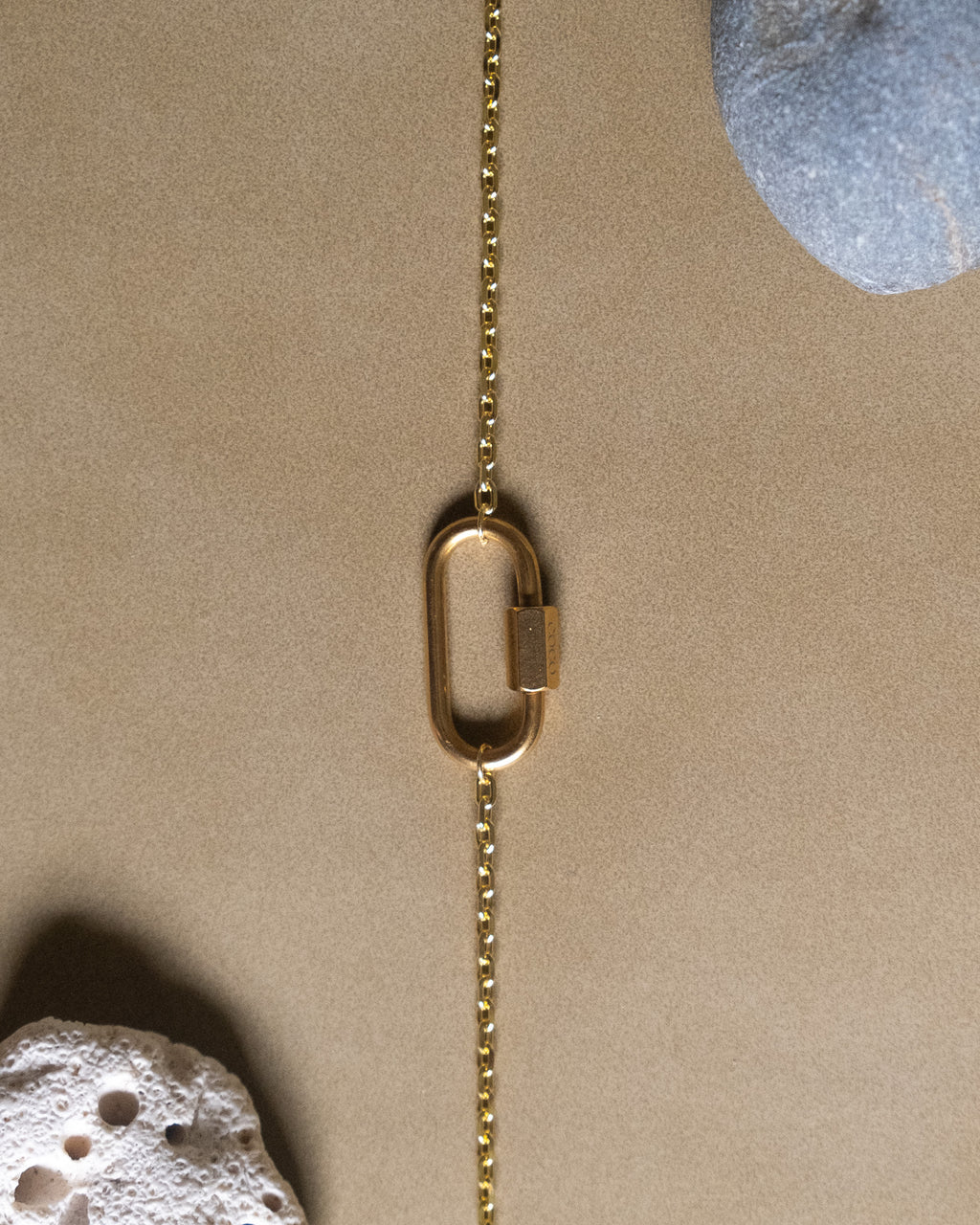 Carabiner Charm Necklace