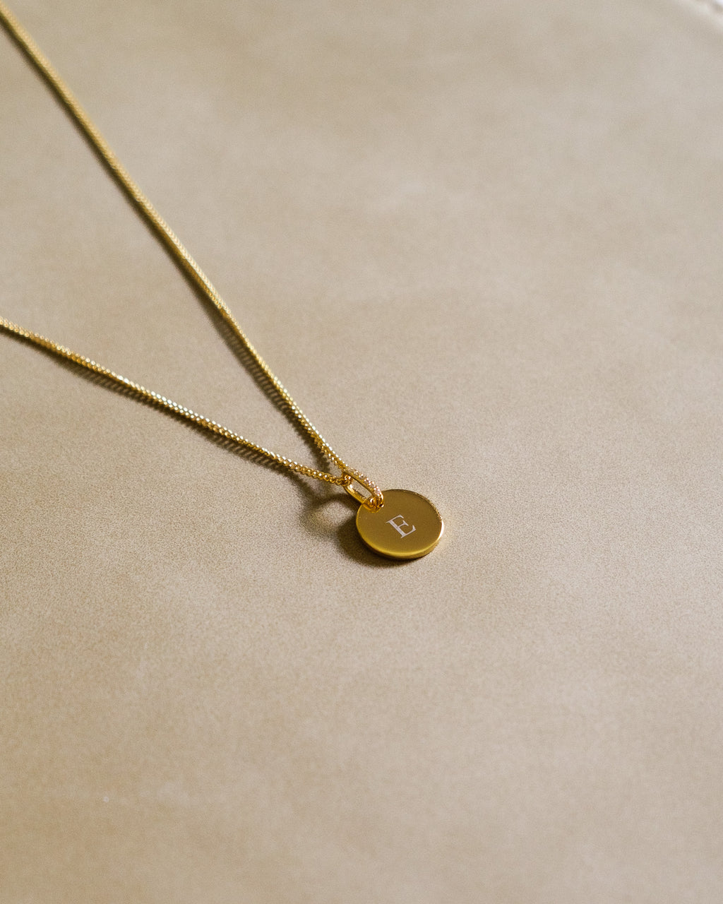 Disc Pendant Necklace