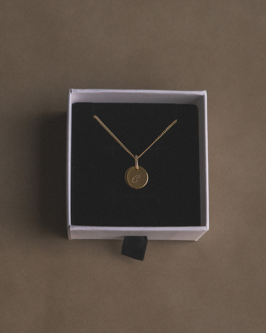 Disc Pendant Necklace