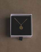 Disc Pendant Necklace