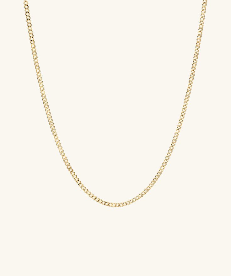 Mini Curb Chain Necklace